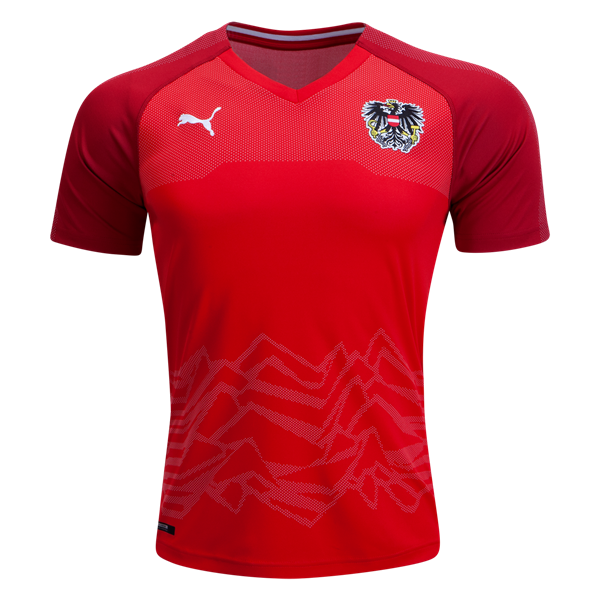 Austria Home Soccer Jersey 2018 World Cup